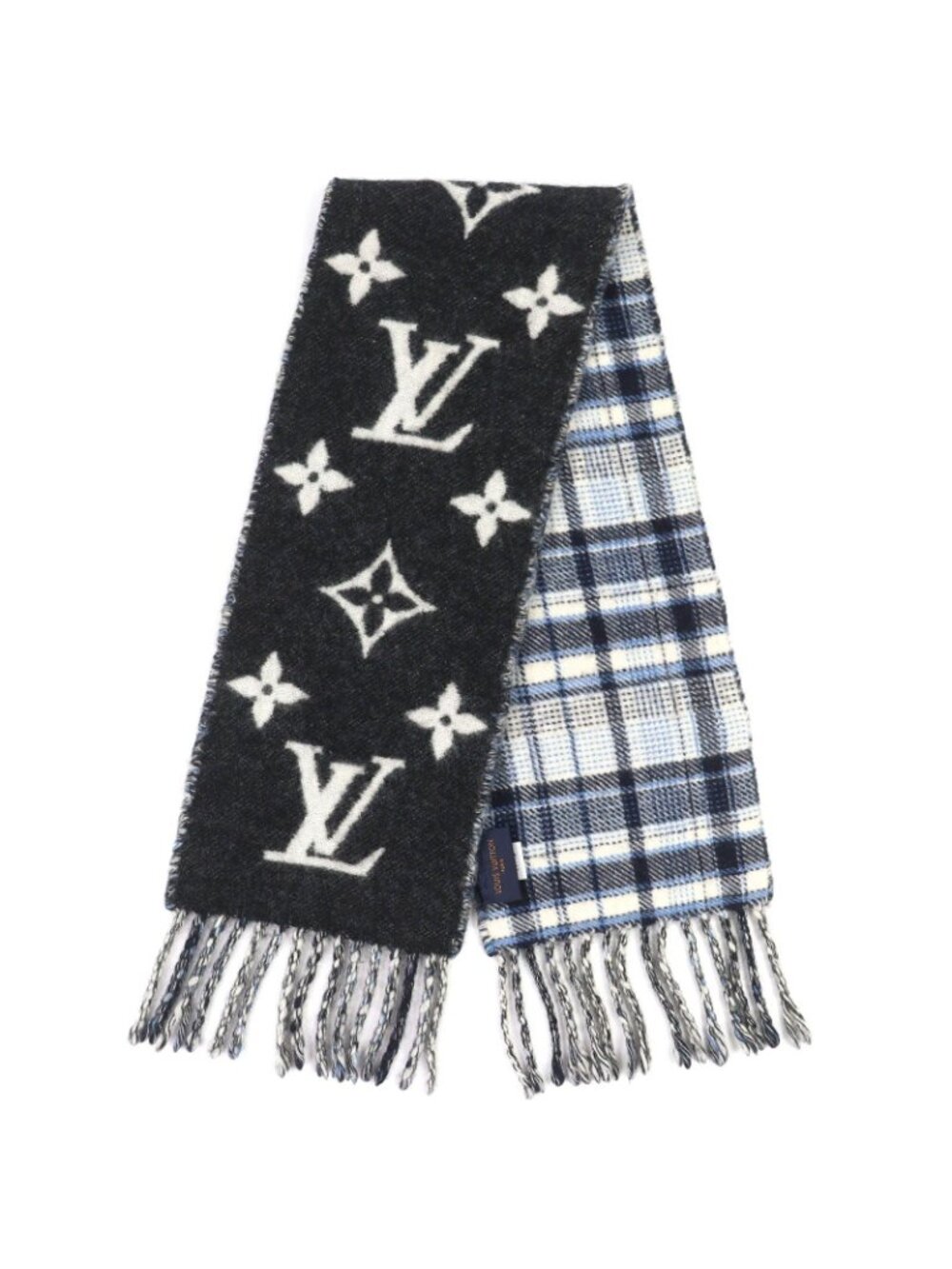 Louis Vuitton Echarpe Mini Reykjavik Cashmere 100% LV with Circle Brooch - Picture 3 of 12